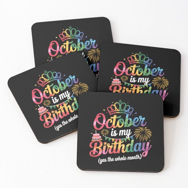 Item preview, October is my birthday  yes the whole month, designed and sold by jkrphoto.