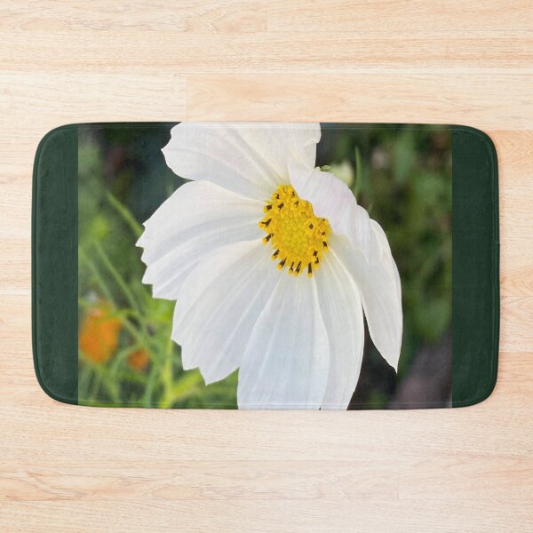 Item preview, Clean White Cosmos Flower Garden Photography designed and sold by BalkanBloom.