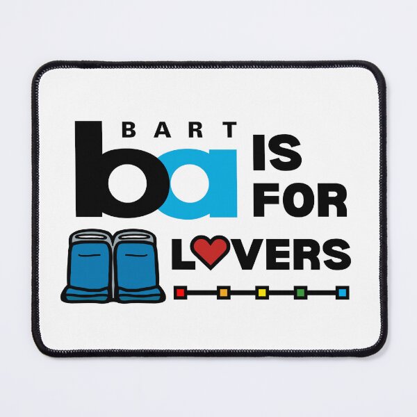 Item preview, BART is for lovers designed and sold by bestbookworm.