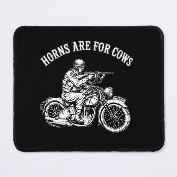 Item preview, Bikers Rules: Horns Are For Cows designed and sold by Larry Oates.