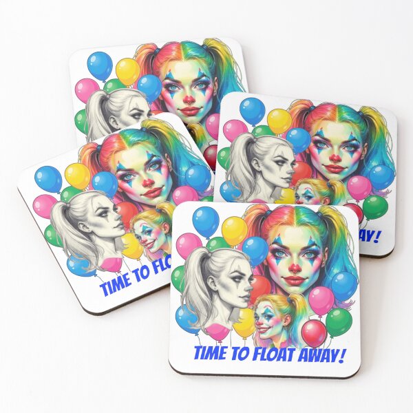Item preview, Rainbow Clown Girl | Colorful Clown Balloon Art designed and sold by bewitchedcuties.