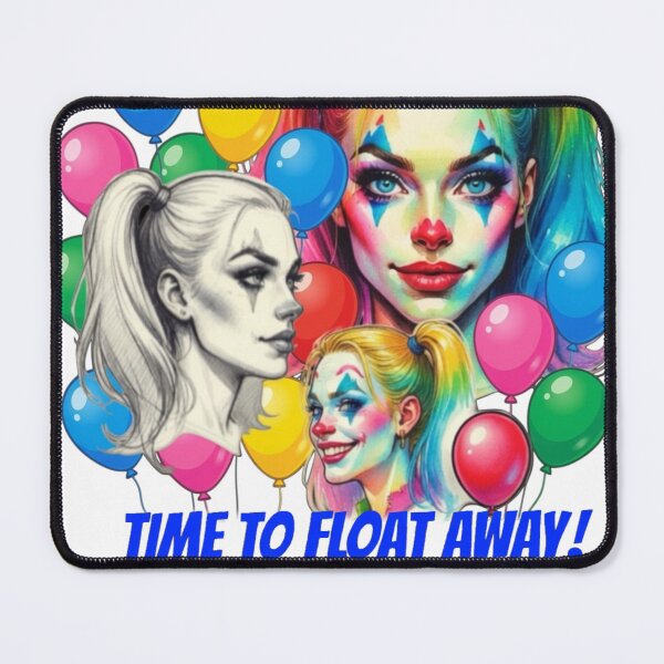 Item preview, Rainbow Clown Girl | Colorful Clown Balloon Art designed and sold by bewitchedcuties.