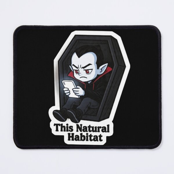 Item preview, This Is My Natural Habitat Vampire Phone Funny Design designed and sold by BooDesignStudio.