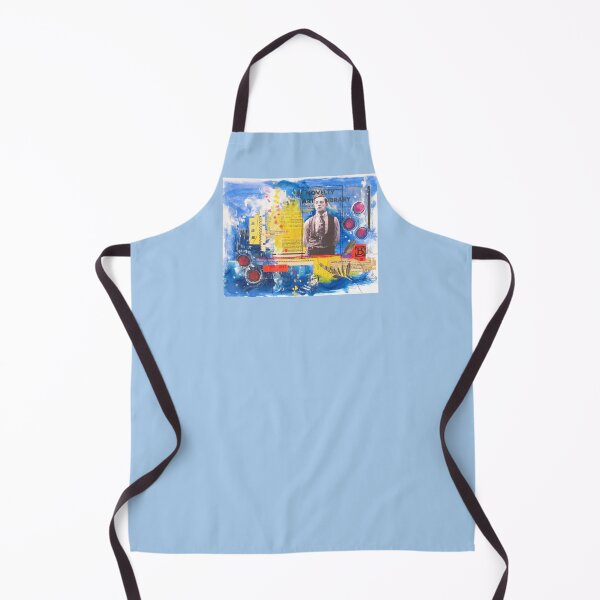 Item preview, Buster Keaton Blue Collage designed and sold by collageDP.
