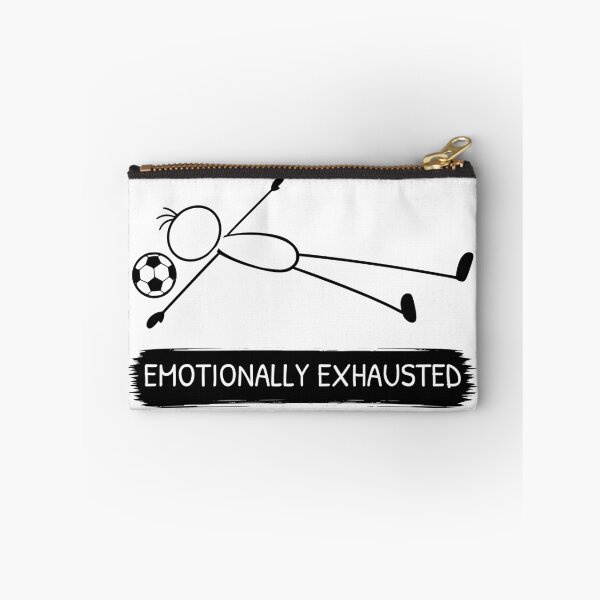 Item preview, Emotionally Exhausted Football Fan Design designed and sold by Pebl-Co.