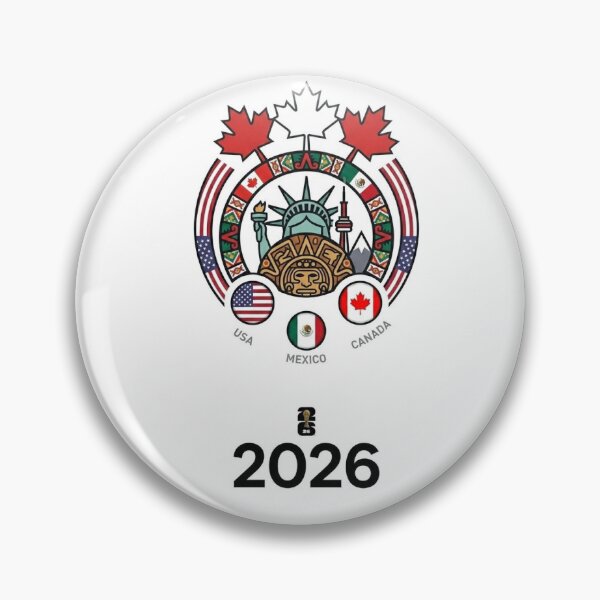 Item preview, World Cup 2026 Official Nations Emblem - North America Soccer Design designed and sold by ibocan.