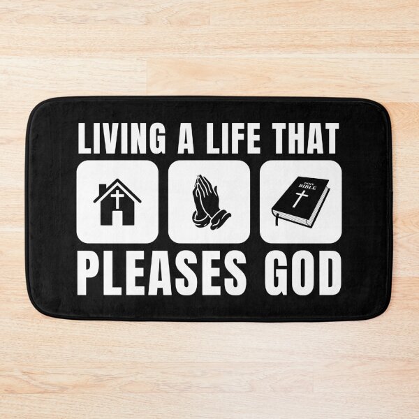 Item preview, Living a Life That Pleases God - Christian Faith - White Design designed and sold by MoriaStore.