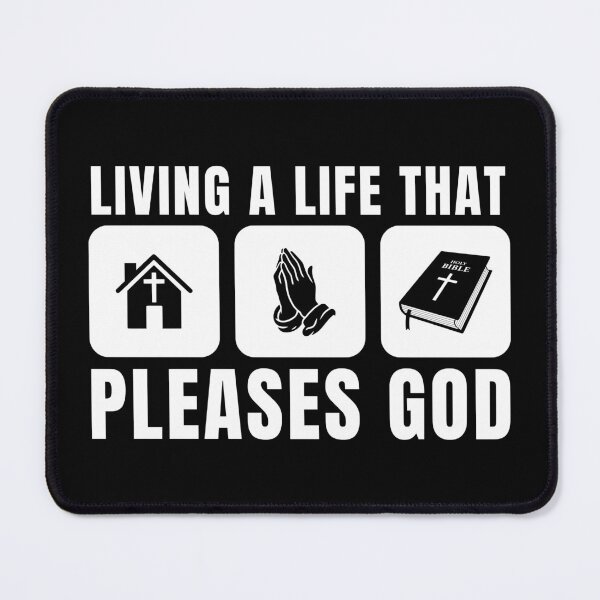Item preview, Living a Life That Pleases God - Christian Faith - White Design designed and sold by MoriaStore.