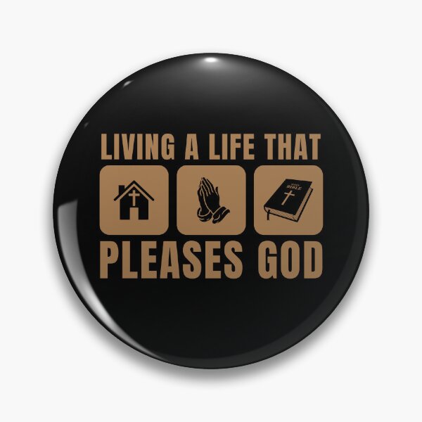 Item preview, Living a Life That Pleases God - Christian Faith - Brown Design designed and sold by MoriaStore.