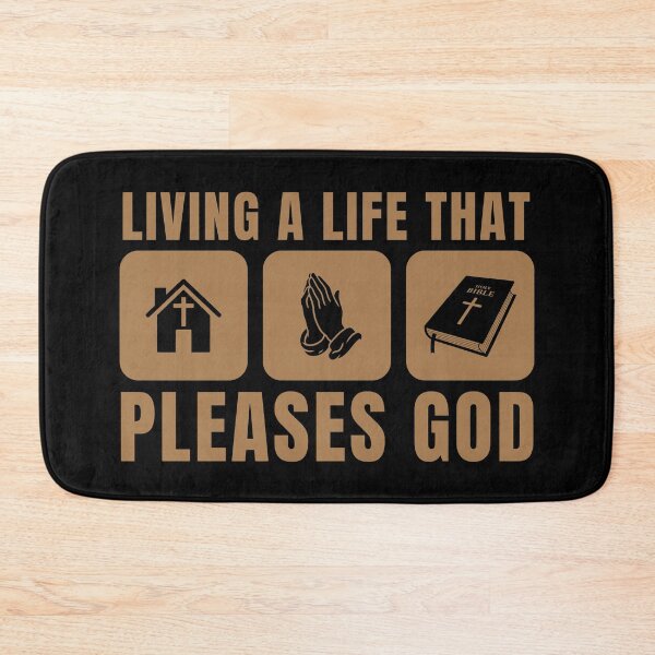 Item preview, Living a Life That Pleases God - Christian Faith - Brown Design designed and sold by MoriaStore.