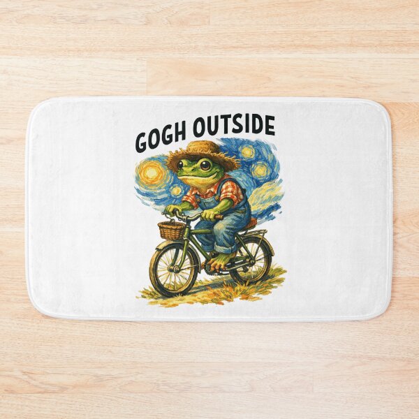 Item preview, Gogh Outside Ride a Bike Swirling Starry Sky designed and sold by StuckOnTees.