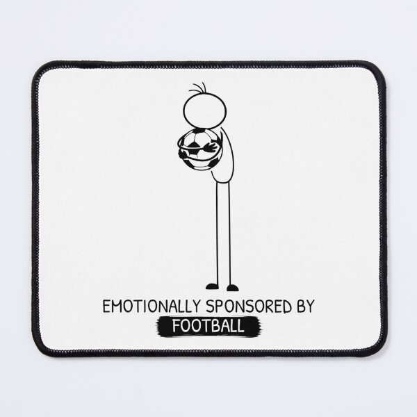 Item preview, EMOTIONALLY SPONSORED BY FOOTBALL designed and sold by Pebl-Co.
