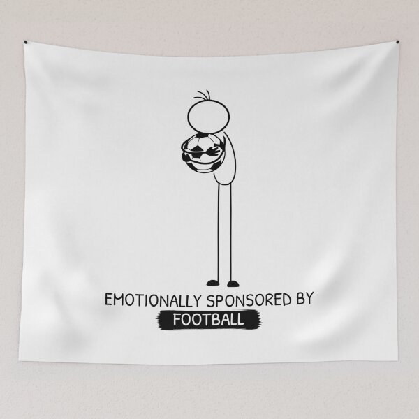 Item preview, EMOTIONALLY SPONSORED BY FOOTBALL designed and sold by Pebl-Co.