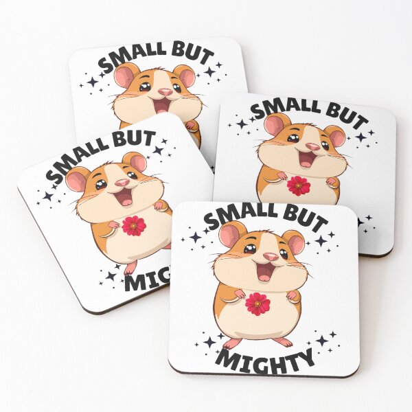 Item preview, Small But Mighty Cute Hamster Design designed and sold by vibecraft_studio2.