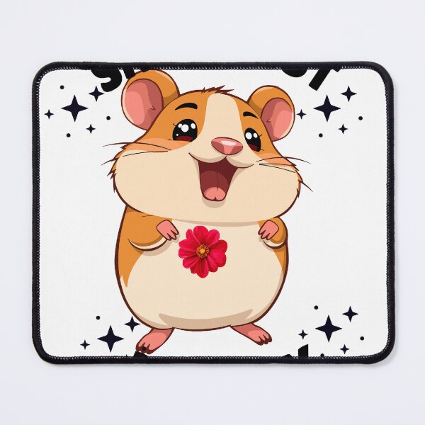 Item preview, Small But Mighty Cute Hamster Design designed and sold by vibecraft_studio2.