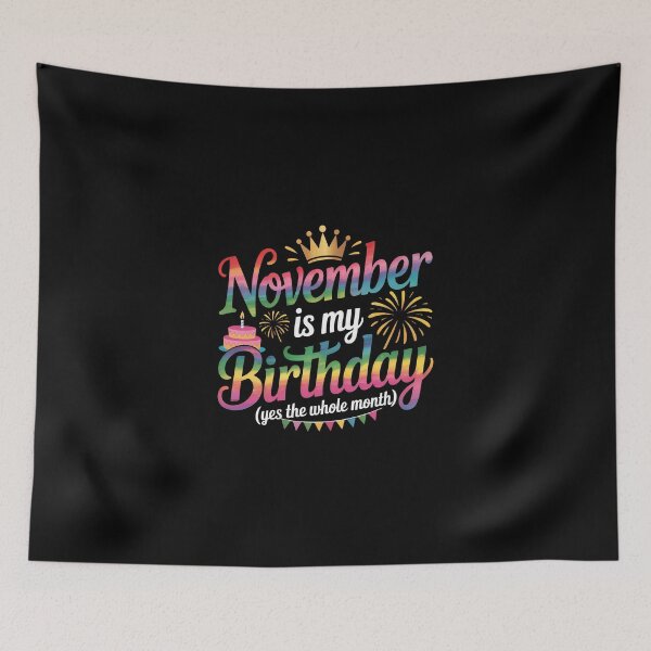 Item preview, November is my birthday  yes the whole month, designed and sold by jkrphoto.