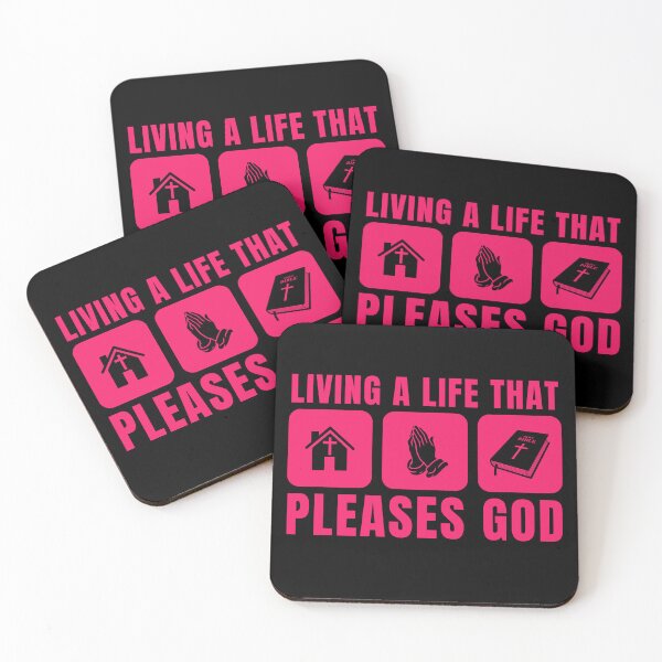 Item preview, Living a Life That Pleases God - Christian Faith - Pink Design designed and sold by MoriaStore.