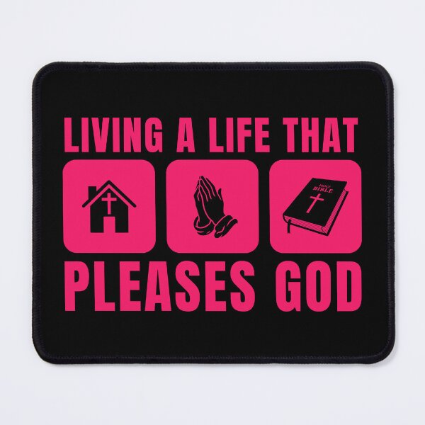 Item preview, Living a Life That Pleases God - Christian Faith - Pink Design designed and sold by MoriaStore.