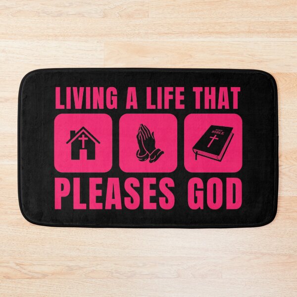 Item preview, Living a Life That Pleases God - Christian Faith - Pink Design designed and sold by MoriaStore.