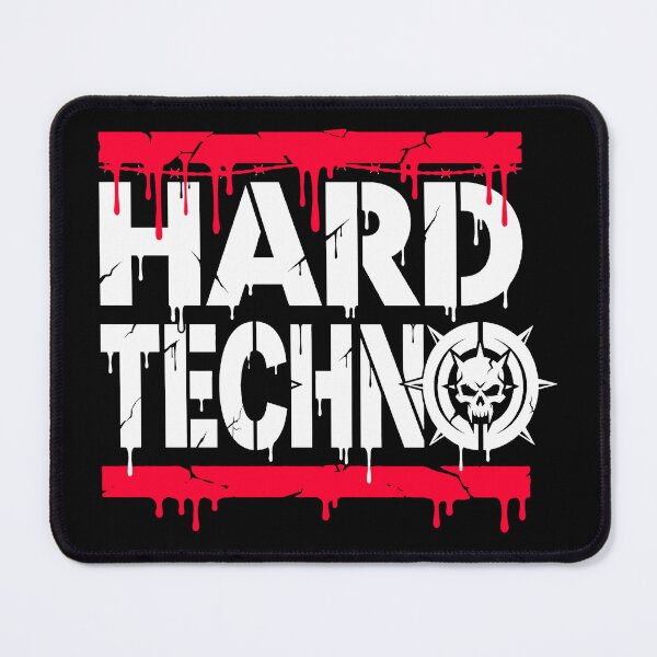 Item preview, Hard Techno Bloody Skull Underground Rave designed and sold by SPAZE-Typo.