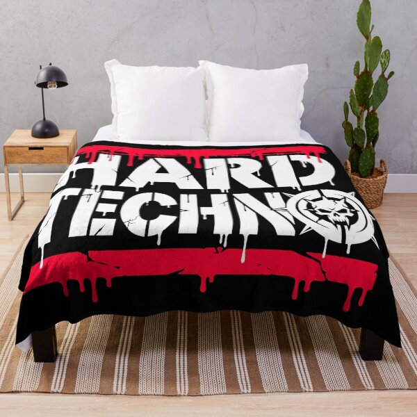 Item preview, Hard Techno Bloody Skull Underground Rave designed and sold by SPAZE-Typo.