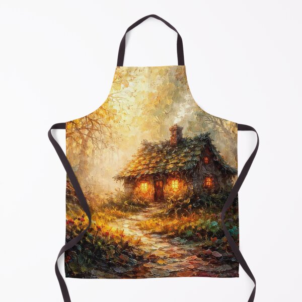 Item preview, Cozy Forest Cottage at Sunset designed and sold by Pioneer Spirit Market.