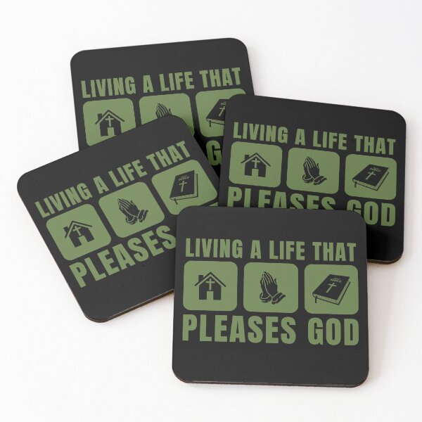 Item preview, Living a Life That Pleases God - Christian Faith - Green Design designed and sold by MoriaStore.