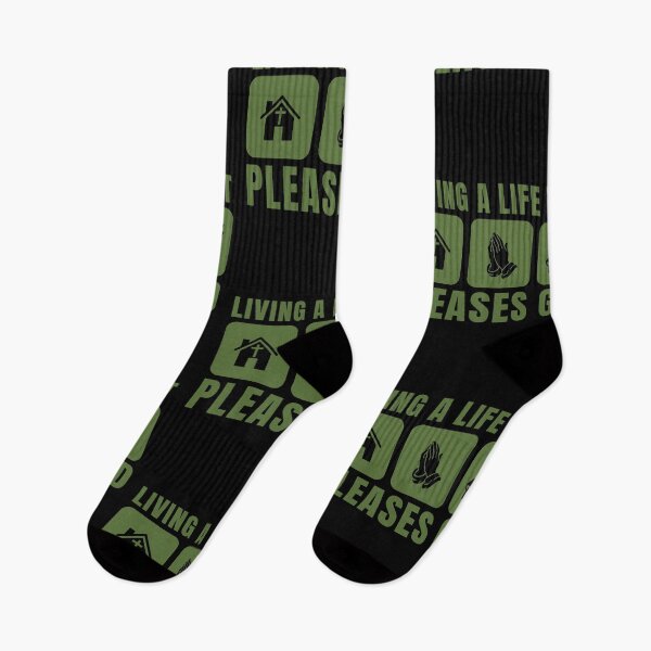 Item preview, Living a Life That Pleases God - Christian Faith - Green Design designed and sold by MoriaStore.