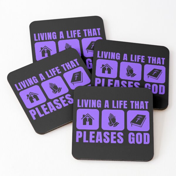 Item preview, Living a Life That Pleases God - Christian Faith - Purple Design designed and sold by MoriaStore.