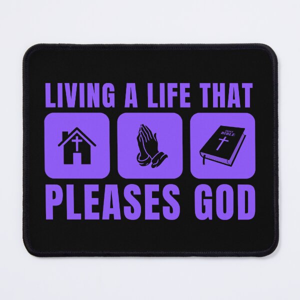 Item preview, Living a Life That Pleases God - Christian Faith - Purple Design designed and sold by MoriaStore.