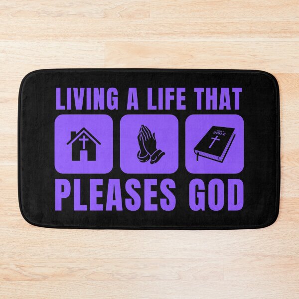 Item preview, Living a Life That Pleases God - Christian Faith - Purple Design designed and sold by MoriaStore.