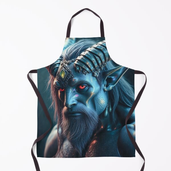 Item preview, A blue Satyr designed and sold by Amazing Fantasy Art.