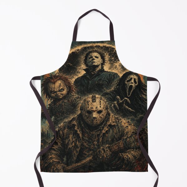 Item preview, Vintage Slasher Roster Horror Poster designed and sold by POD DYNASTY.