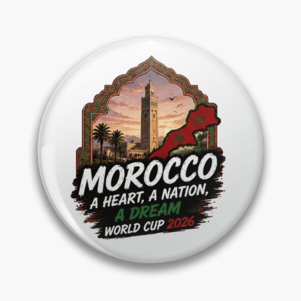 Item preview, Morocco Road to World Cup 2026 Soccer Design designed and sold by Pixanova.