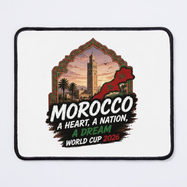 Item preview, Morocco Road to World Cup 2026 Soccer Design designed and sold by Pixanova.
