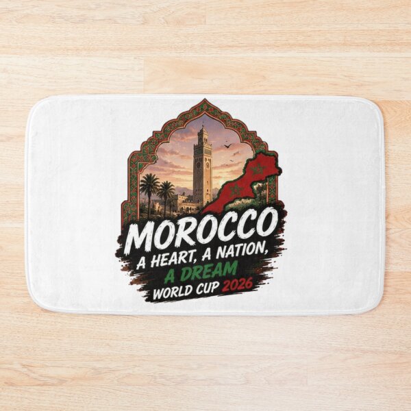 Item preview, Morocco Road to World Cup 2026 Soccer Design designed and sold by Pixanova.