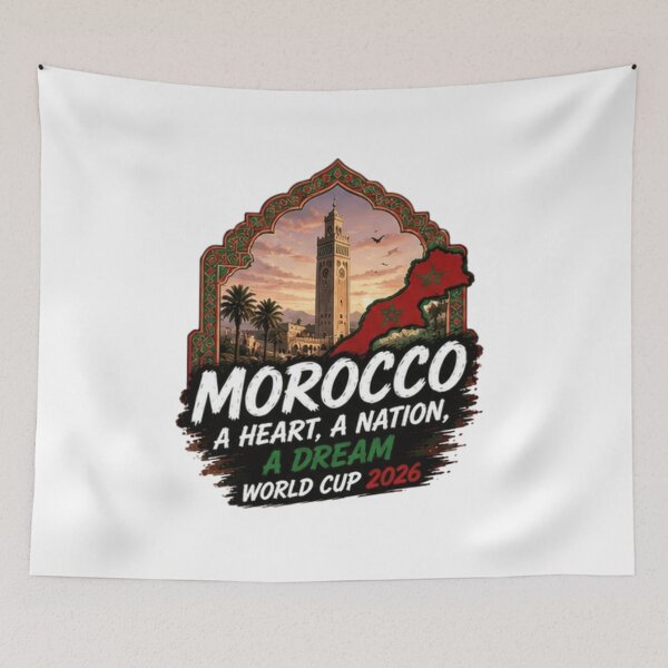 Item preview, Morocco Road to World Cup 2026 Soccer Design designed and sold by Pixanova.