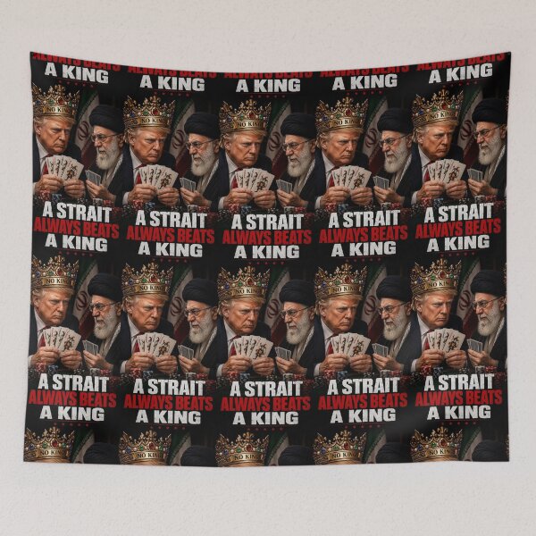 Item preview, A Strait Always Beats a King designed and sold by No Kings Bling.
