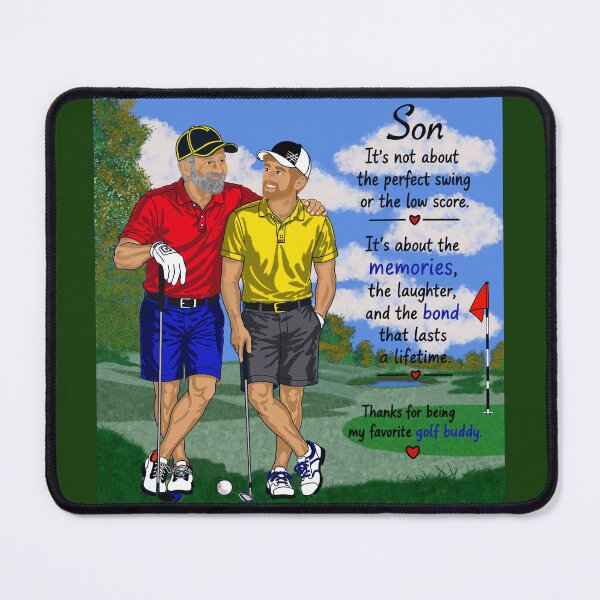 Item preview, Father And Son Golfart designed and sold by GripItAndRipIt1972.