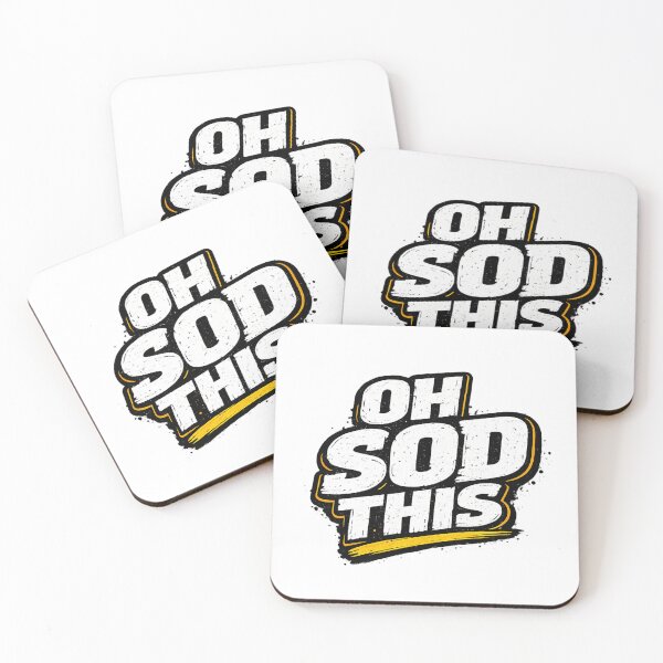 Item preview, Oh Sod This | Funny British Humour Distressed Typography T-Shirt designed and sold by YoSum.
