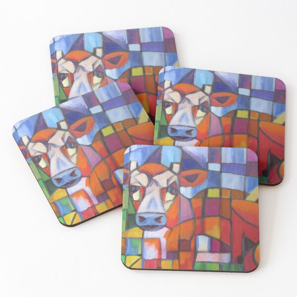 Item preview, Cubist Cow designed and sold by diconnollyart.