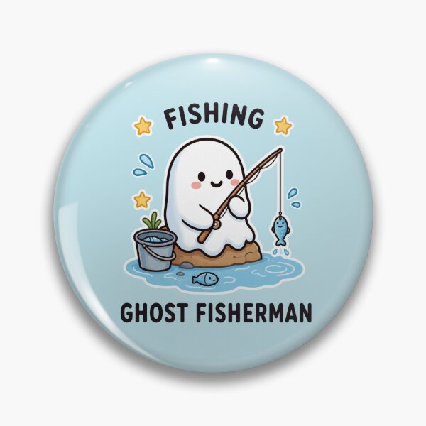 Item preview, Cute Ghost Fisherman Adventure designed and sold by ORIGIN™ Premium Wear.