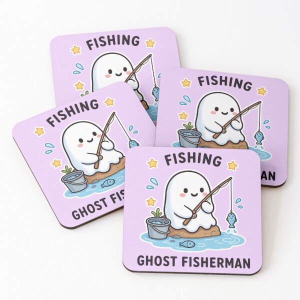 Item preview, Cute Ghost Fisherman Adventure designed and sold by ORIGIN™ Premium Wear.