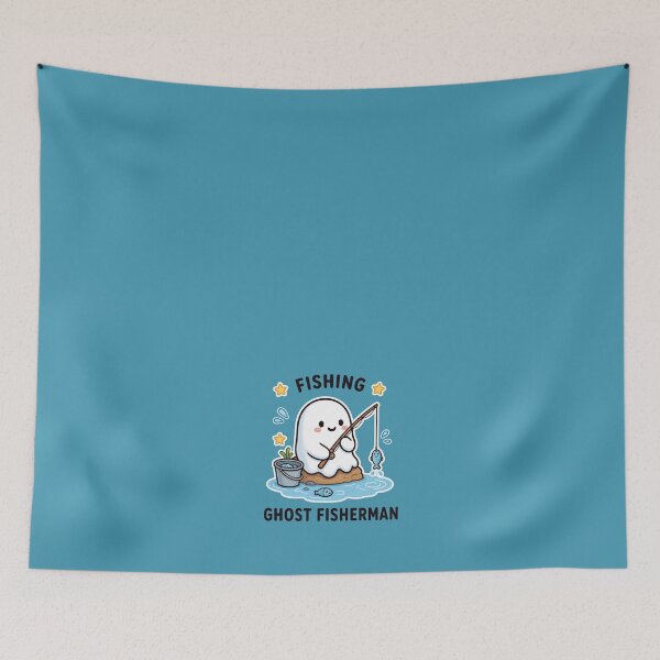 Item preview, Cute Ghost Fisherman Adventure designed and sold by ORIGIN™ Premium Wear.