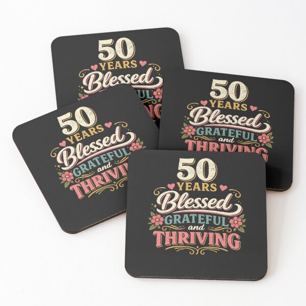 Item preview, 50 YEARS BLESSED GRATEFUL AND THRIVING designed and sold by GrumpyGrans3.