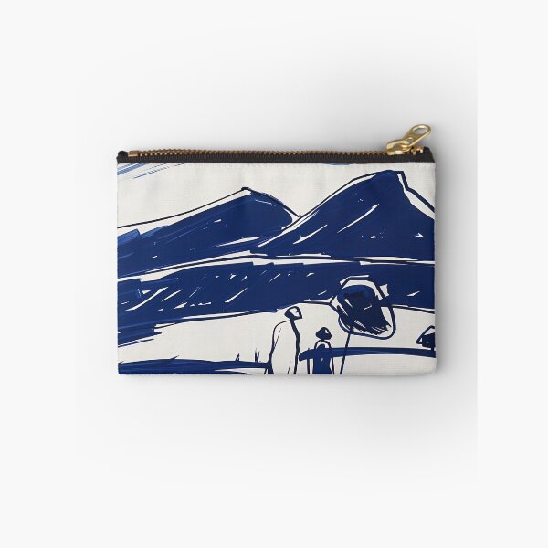 Item preview, Burundi landscape - Blue Abstract Art designed and sold by shadow-bloom.