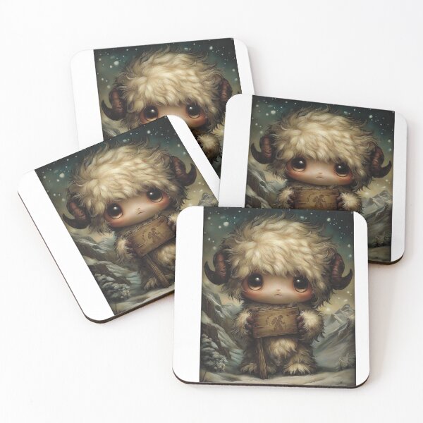 Item preview, Cute Yeti Cryptid Sticker | Chibi Abominable Snowman Himalayan Monster designed and sold by InkAndGloom.