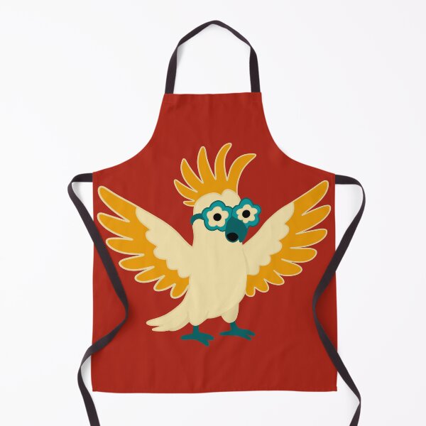 Item preview, Fancy white Cockatoo with flower sunglasses 12 – Humorous animal Design designed and sold by StefanStudioArt.