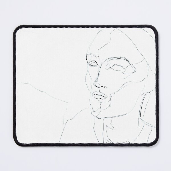 Item preview, Upturned Face — Ink Line Drawing Art Print designed and sold by essentialink.