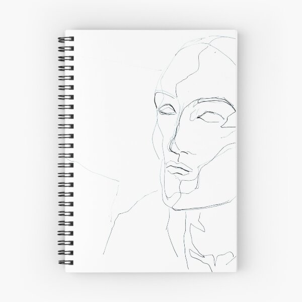 Item preview,  Upturned Face — Ink Line Drawing Art Print designed and sold by essentialink.